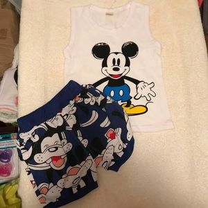 Boy Mickey Mouse outfit